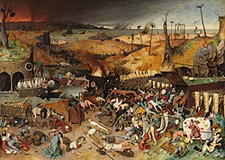 Pieter Bruegel's The Triumph of Death (c. 1562) reflects the social upheaval and terror that followed the plague that devastated medieval Europe.