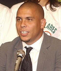 Two-time winner Ronaldo was the first South American to win the award and remains the youngest recipient, aged 21 years, 96 days.