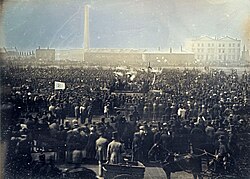 Chartist meeting on Kennington Common 10 April 1848
