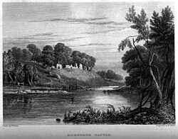 Roxburgh Castle, which James failed to win back from the English