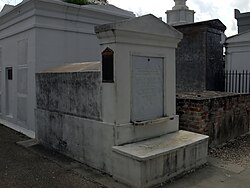 Plessy’s tomb in New Orleans