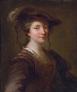 Purported portrait of Louise Julie de Mailly, by Alexis Grimou