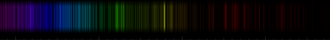 Color lines in a spectral range