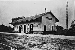 La Floresta (c. 1869), the first terminus.