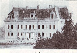 Juriewicz Palace in Rașcov, demolished by government authorities in the USSR.