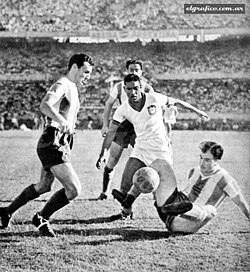 The 1946 South American Championship final, won by Argentina