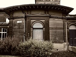 Exterior of the morning room, now the Akroyd gallery