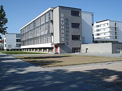 Bauhaus Dessau building, built 1925-26