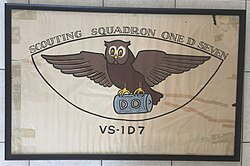 VS-1D7 Squadron emblem while at Naval Air Station Banana River