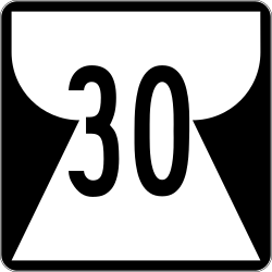 Northern Mariana Islands main highway sign