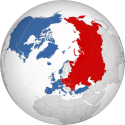 The Soviet Union and the United States dominated world affairs during the Cold War.
