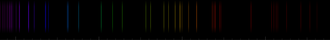 Color lines in a spectral range