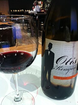 A New World wine labeled as Syrah