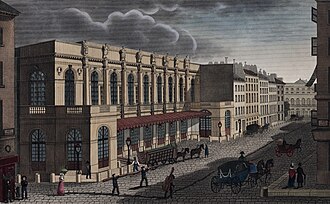 The Salle Le Peletier, home of the Paris Opera during the middle of the 19th century