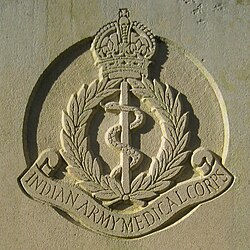 A memorial for the 22 Indian Army Medical Corps at the War Cemetery in Taiping, Perak