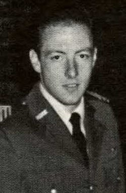 Rooney as a college student (c. 1955)