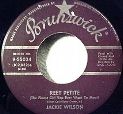 Jackie Wilson's debut single was the first release of the current Brunswick Records.