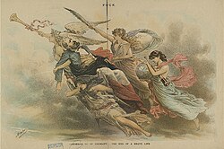 United States magazine Puck mourning the death of Frederick