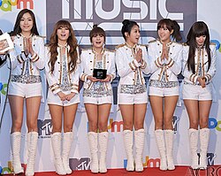 T-ara at the MTV Daum Music Fest in 2011