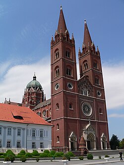 Cathedral of St. Peter in Đakovo, a distinctive symbol of Slavonia[38]