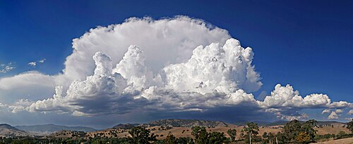 The latent heat of vaporization adds energy to clouds and storms.