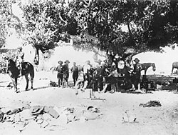 New Zealand Brigade headquarters outside Jaffa