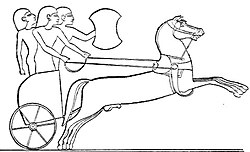 Hittite chariot, from an Egyptian relief