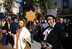 The Ball de Malcasats (Dance of the Mismatched Couples) is a satiric talking-dance traditional to Carnaval in Vilanova, Catalonia, Spain.