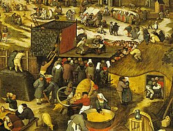 Village feast with theatre performance c. 1600