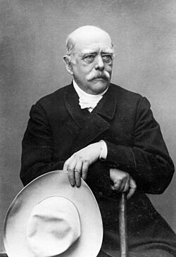 Photo of Chancellor Bismarck in the 1880s