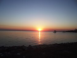 Lake Pontchartrain from southbound causeway entrance