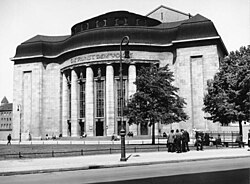 The Volksbühne Berlin, scene of Piscator's early successes as a stage director in 1924