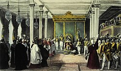 The acclamation of King João VI of the United Kingdom of Portugal, Brazil and the Algarves in Rio de Janeiro