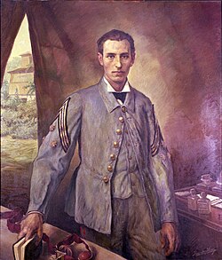 Ramón y Cajal, captain in the Ten Years' War, Cuba, 1874