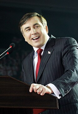 Saakashvili in 2008