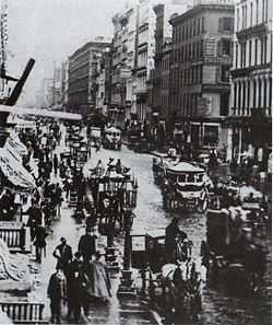 Broadway in 1860