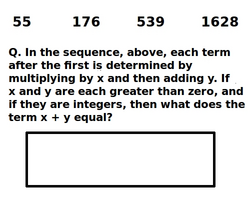 SAT mathematics questions can be answered intuitively or algorithmically