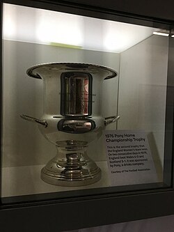 England's 1976 Home Championship trophy
