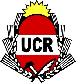 The first logo of the UCR, first used in 1931.
