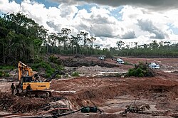 Agents from IBAMA, Brazil's environmental police, in the fight against illegal logging in Indigenous territory, 2018