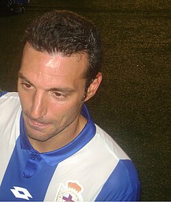 Scaloni as a Deportivo player