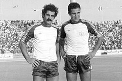 Rivellino and Néjib Limam in 1979