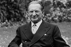 Alcide De Gasperi, first republican Prime Minister of Italy and one of the Founding Fathers of the European Union