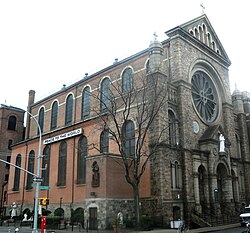 St. Anthony of Padua Church in New York was established in 1859 as the first parish in the United States formed specifically to serve the Italian immigrant community.