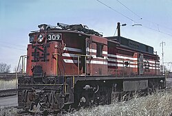 One of the EF-4 electric locomotives purchased by the trustees, photographed in 1969