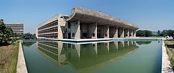 The Capitol Complex in Chandigarh, commissioned after India's 1947 partition