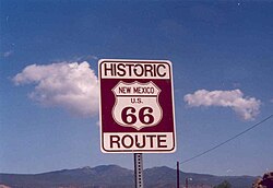 U.S. Route 66 accelerated the development of the Western United States.