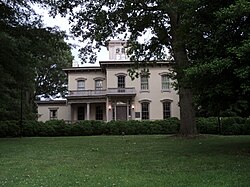 The William T. Sutherlin Mansion in Danville, Virginia was the temporary residence of Jefferson Davis and dubbed the "last Capitol of the Confederacy".