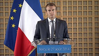 Macron as the Minister of Economics and Finance