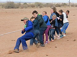 Afrikaner children in Namibia